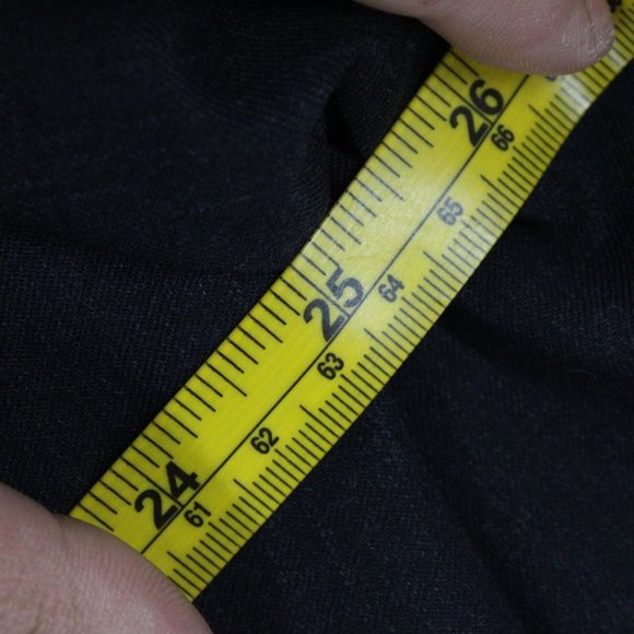 Joseph Feiss Blazer Mens Black Two Button Front 100% Wool Size 48 Short/46 Waist - Picture 9 of 10